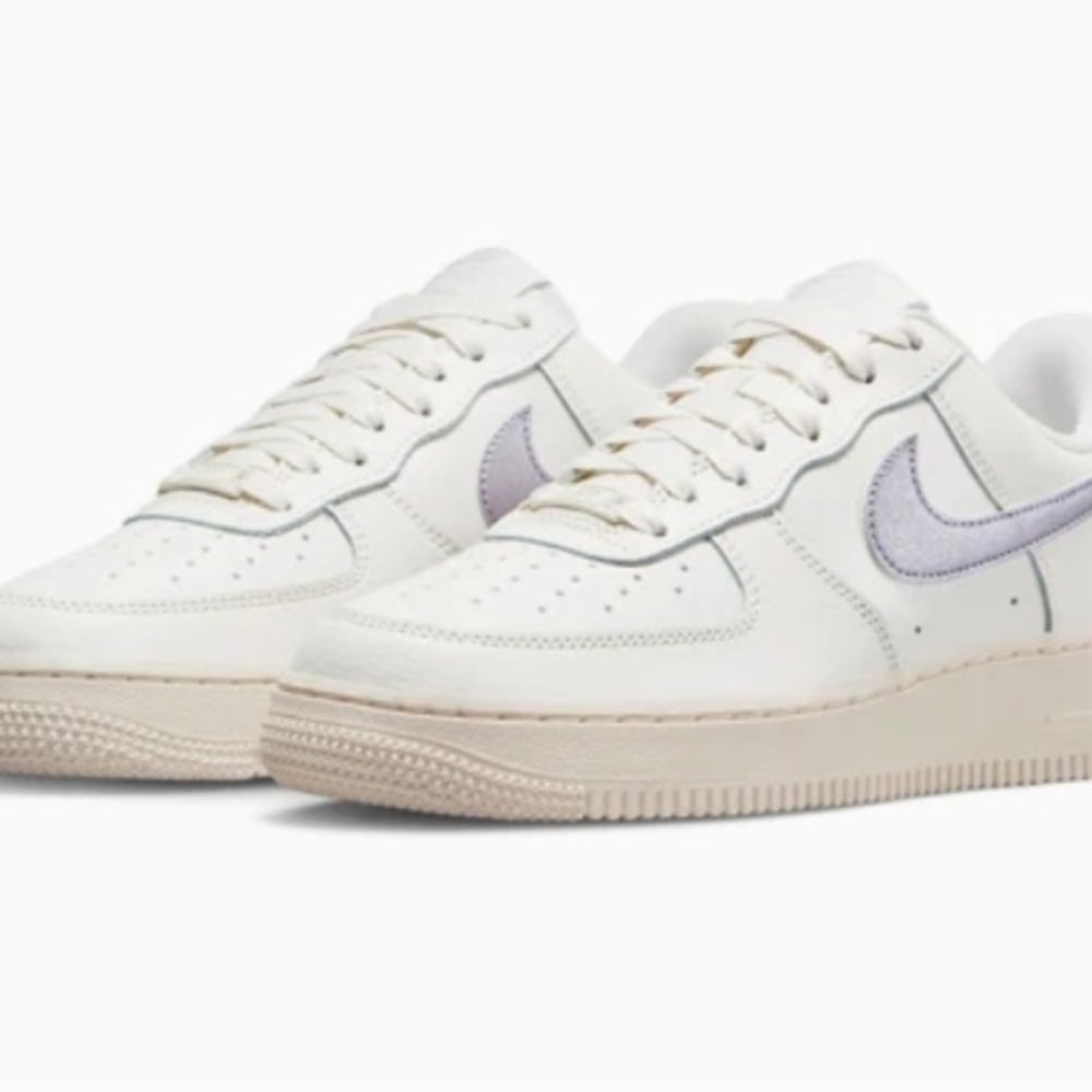 Size 8.5 - Nike Air Force 1 Low Sail Oxygen Purple Women's Sneakers